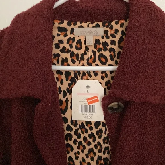 New with tags Wonderly Size L coat - Picture 8 of 10